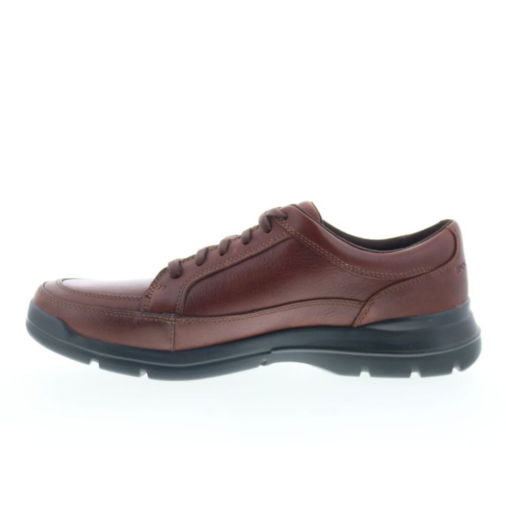 Rockport Mens Junction Point Lace To Toe Brown Shoes (NWT) - Picture 5 of 7